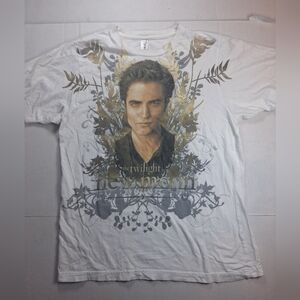 The Twilight ‘09 Edward Cullen New Moon Movie Promo T Shirt Medium Quote On Back